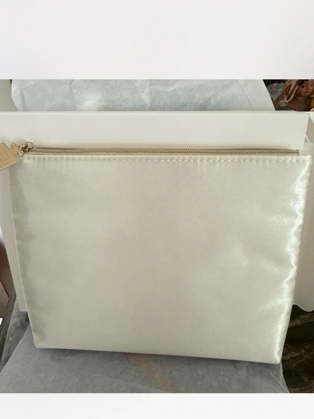 CHANEL Coco Mademoiselle Silver Cosmetic Pouch